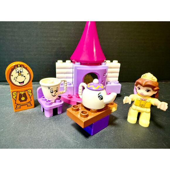 Lego Duplo Belle´s Tea Party 10877 incomplete set 1 just missing the skirt - Picture 1 of 5